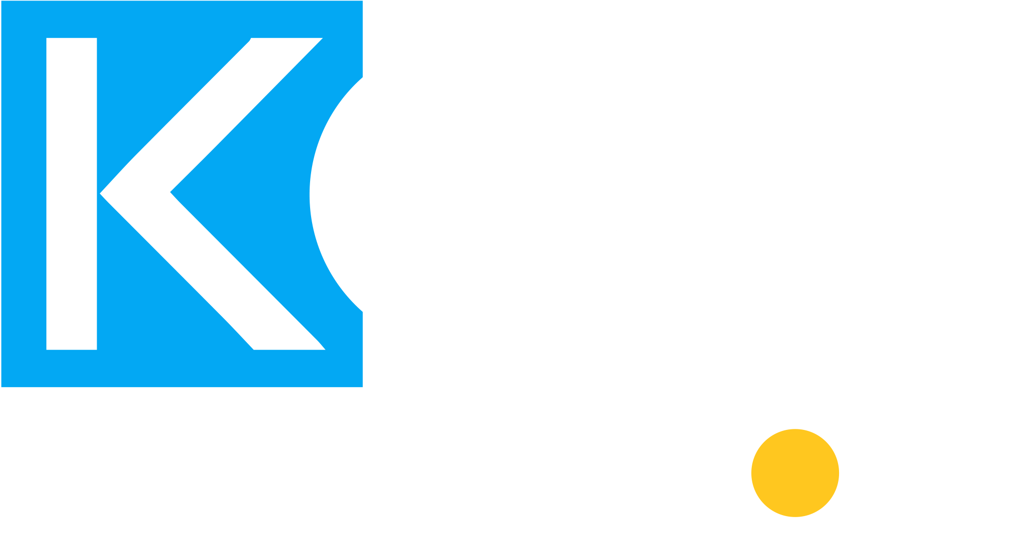 KCM Telecom Logo White